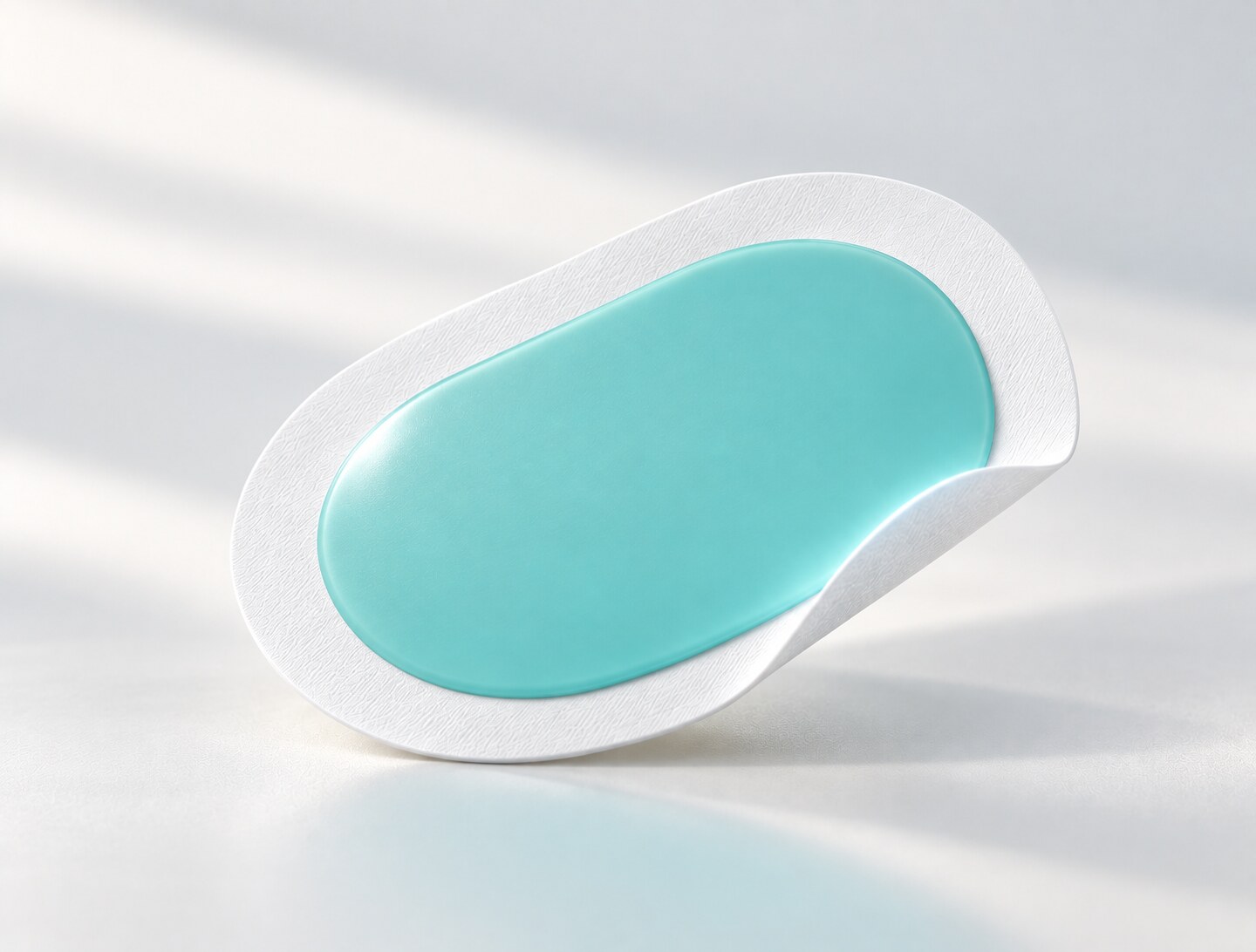 TD-IntelGel buccal peptide patch — tri-layer hydrogel